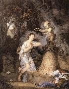 GREUZE, Jean-Baptiste Votive Offering to Cupid ghf USA oil painting artist